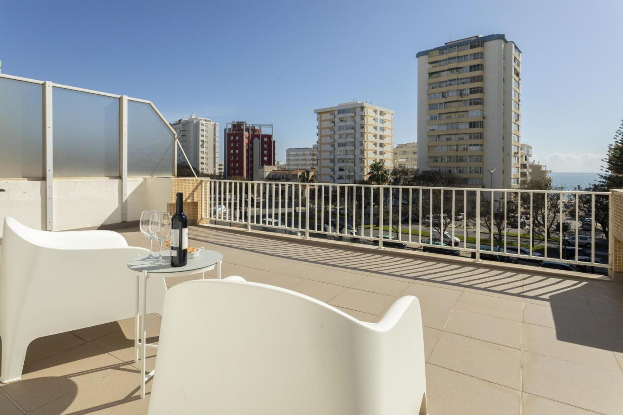 Apartmán New! Quarteira Sea View Exteriér fotografie